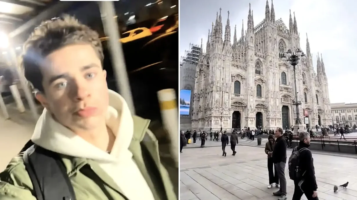 Student Rhys Kelly flew to Milan for 11 hours of pizza