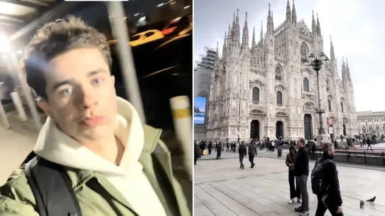 Student Rhys Kelly flew to Milan for 11 hours of pizza