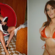 OnlyFans model Abby Rose position for a photo