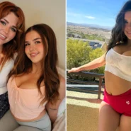 Adult creator Madelynn May with Lavvy posing for a photo