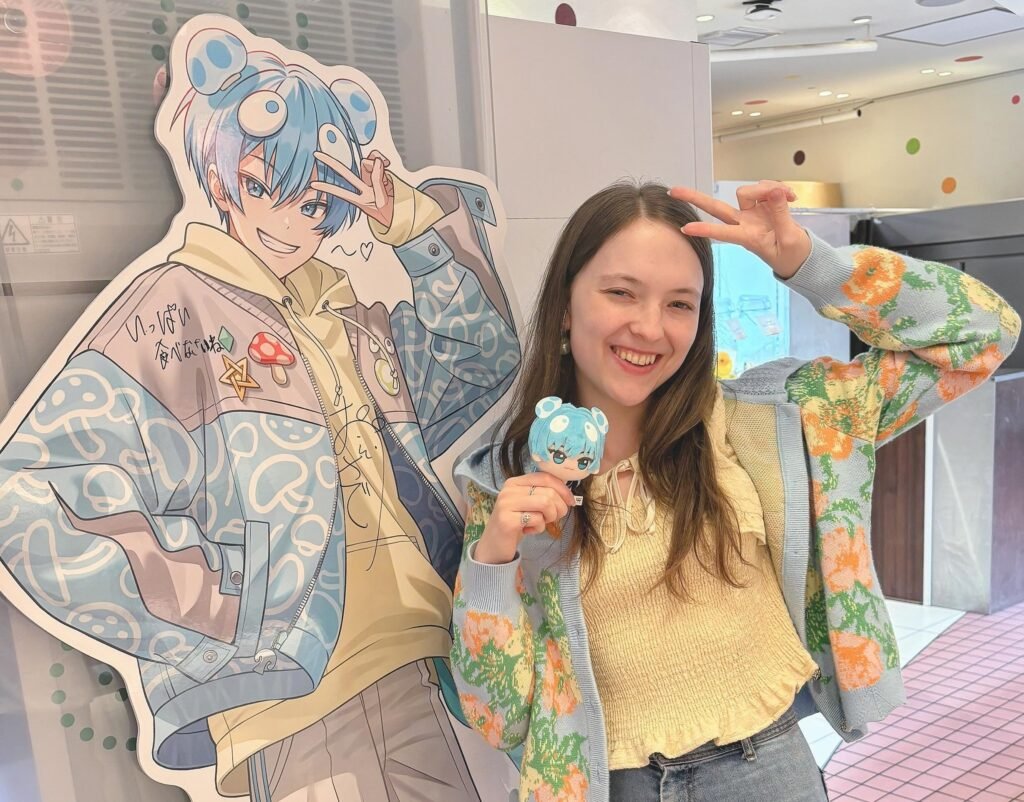 Lucie married anime character Mami in a 2D wedding and spent $2,000 on merch she takes everywhere