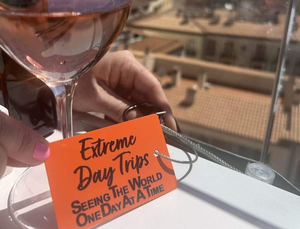 Helen visited seven countries she'd never been to in one year for under £1,600, flying out and back in a single day