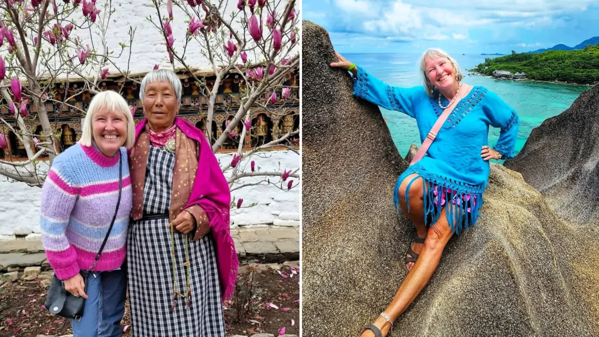 Lynn Stephenson, 62, sold her home for £175,000 to travel full-time