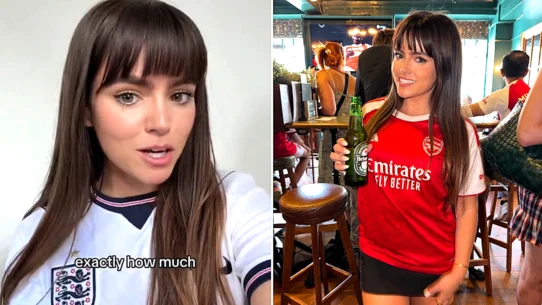 Model Leah Ray added up what following England to the World Cup would cost