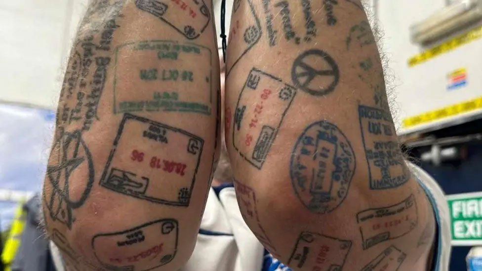 Ian Odgers inked his England away days onto his skin and spent £90,000 chasing the team