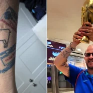Ian Odgers inked his England away days onto his skin and spent £90,000 chasing the team