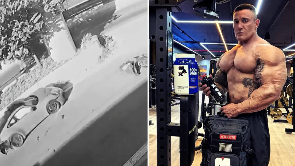 Bodybuilder influencer Fabio Giga crashed his Porsche 911 into four vehicles in São Paulo