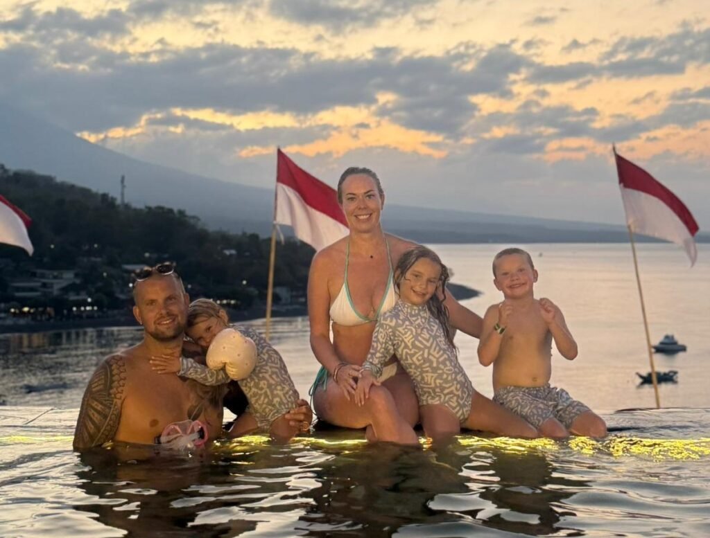 Lucy and Paul Argent left a comfortable Cambridgeshire life for Bali