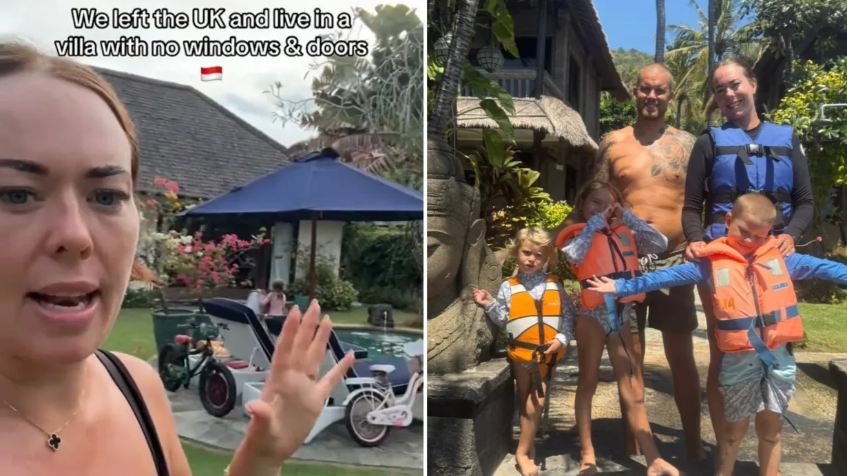 Lucy and Paul Argent left a comfortable Cambridgeshire life for Bali