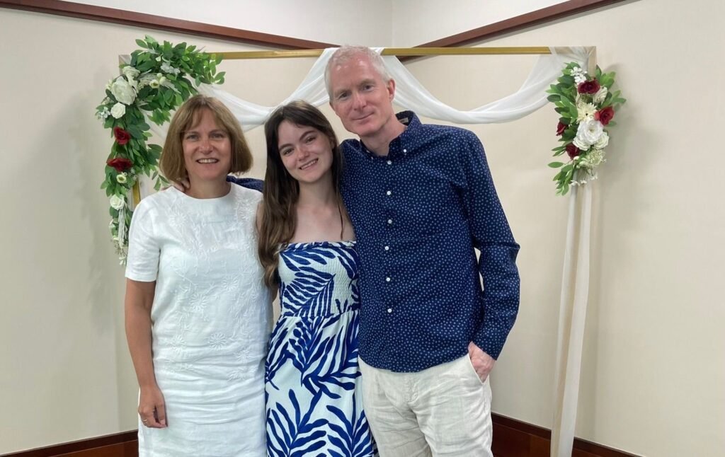 Together 25 years without marrying, Sara and Michael wed near Disney in five minutes