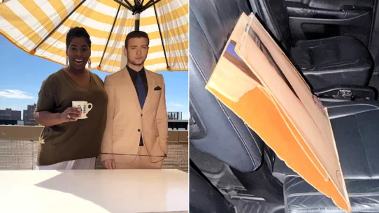 A cardboard Justin Timberlake, a 1am Uber and a 97-year-old's surprise birthday party