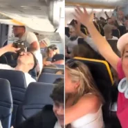 Susan Berry expected to sleep on her flight to Ibiza