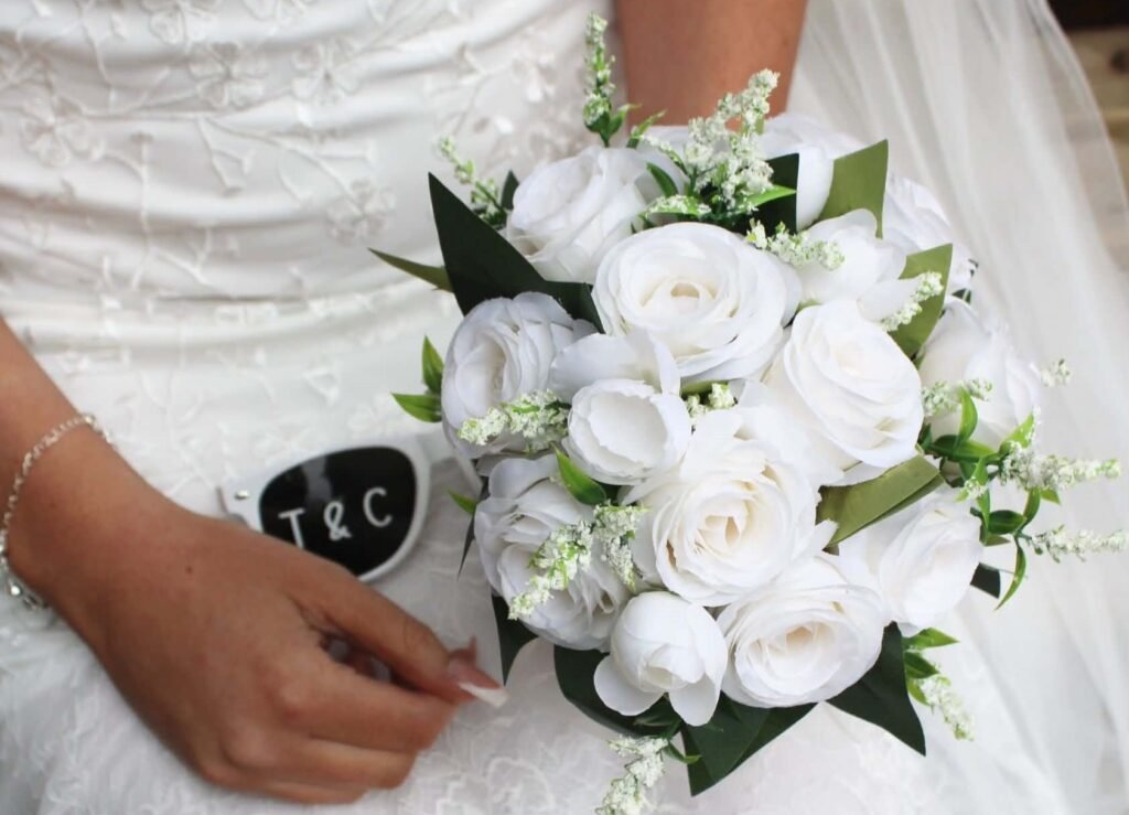 A Manchester bride pulled off her dream wedding for just £1,700, including a £15 Shein dress from Vinted