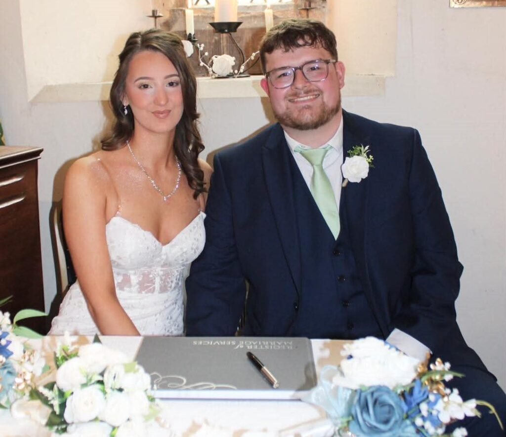 A Manchester bride pulled off her dream wedding for just £1,700, including a £15 Shein dress from Vinted