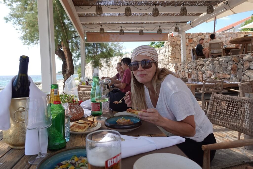 She swapped London for the Croatian coast chasing sunshine
