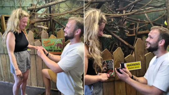 Courtney adopted sloth Tuppee after seeing him on TV
