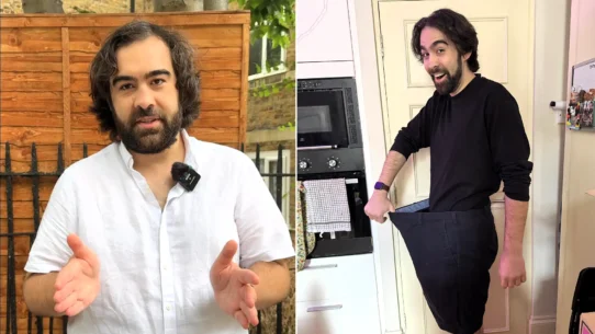 American TikToker Russell Valentin lost nine stone after swapping Chicago for London
