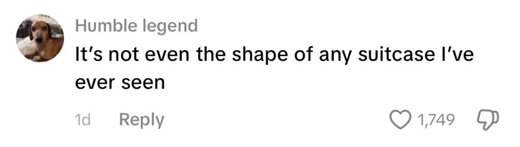 Social media comment on the post