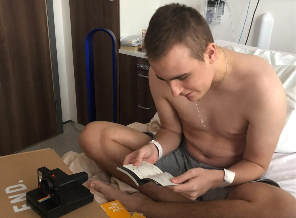 Diagnosed with leukaemia at 18, Thomas Hunt spent his gap year in chemo