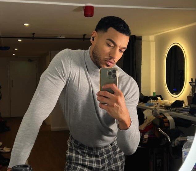 Ex-X Factor star Marlon McKenzie filmed B&M's entire chocolate aisle melting in the heatwave