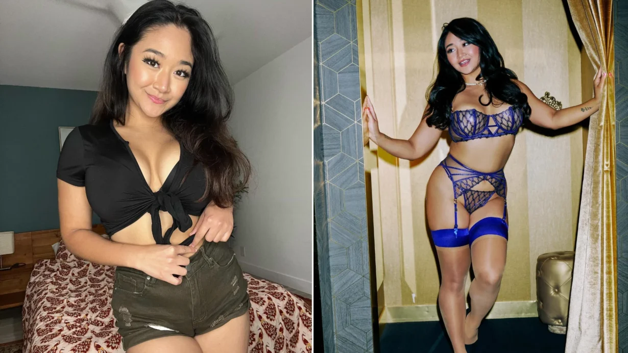 OnlyFans model Jasmine Teaa posing for a photo