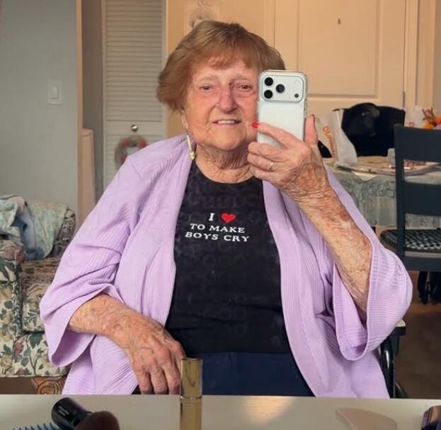 Grandma Droniak, 96, claims her nursing home threatened eviction over her non-stop parties
