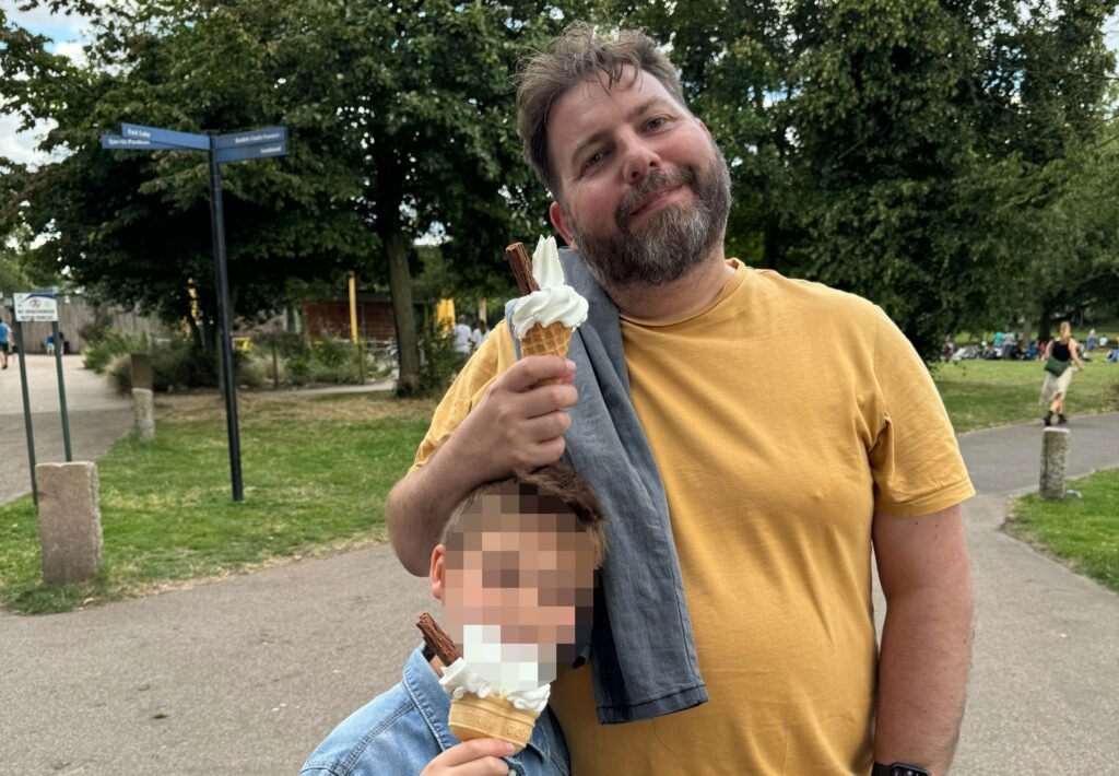 Adam Juniper, 46, weighed 19st 6lbs when his sex life stopped
