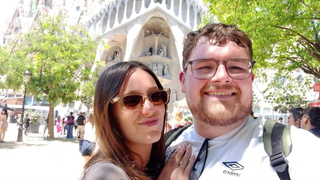 Manchester bride Tyler Griffith swapped bridal boutiques for a £15 Shein gown and pulled off a £1,700 wedding
