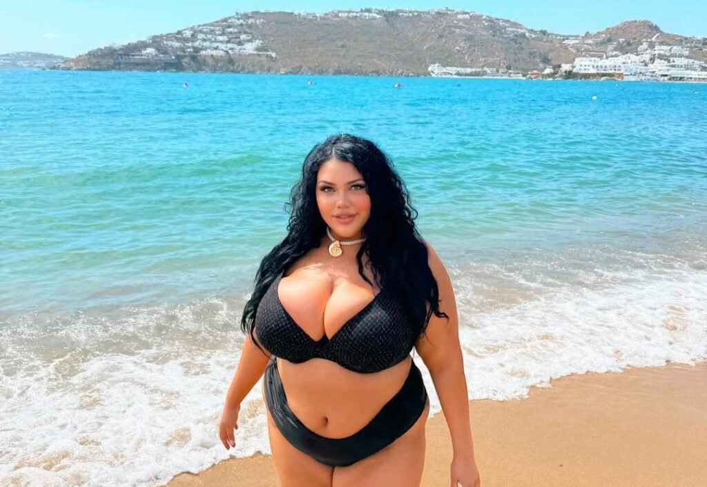 Plus-size model Alex Aspasia says abuse against bigger women has turned '100 times worse' in the Ozempic era