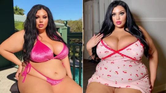 Plus-size model Alex Aspasia says abuse against bigger women has turned '100 times worse' in the Ozempic era