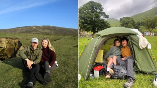 A Cardiff couple swapped city rent for warden life on Ynys Enlli, an off-grid Welsh island with four residents