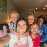 Megan Hawkins woke from brain surgery unable to walk