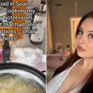 Misty Renn flew to Barcelona for life-saving surgery and ended up cooking in her hotel room