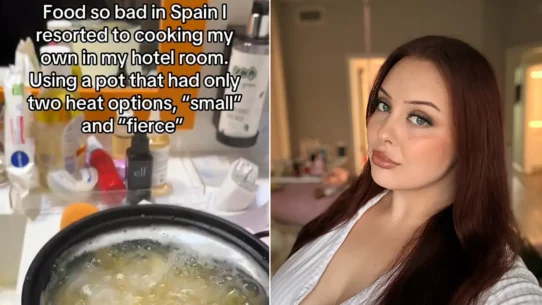 Misty Renn flew to Barcelona for life-saving surgery and ended up cooking in her hotel room