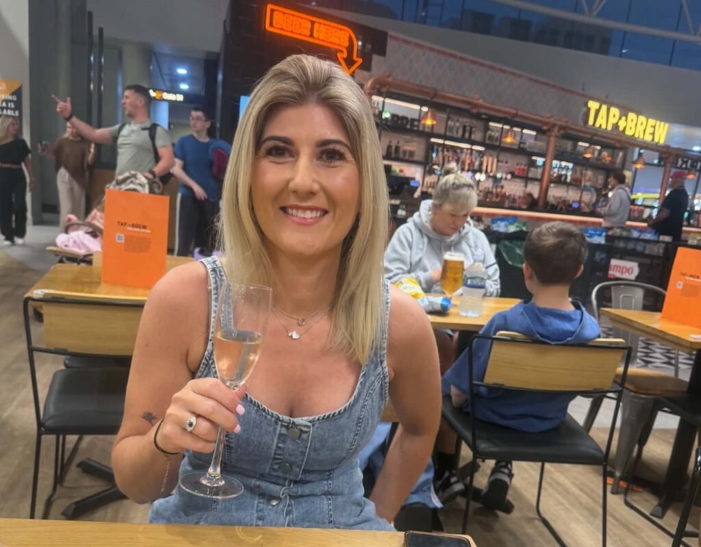 Lorraine Brown and Julie Wallace flew Newcastle to Alicante for a 13-hour beach day costing £200 each