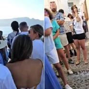Tayyba Adeel set her alarm for 6.30am to beat the Santorini crowds
