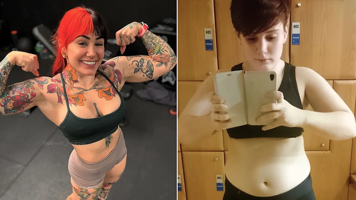 Powerlifter Peta spent years trying to get under 50kg