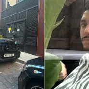 Omar Marmoush's £200,000 Mercedes was clamped in a Manchester loading bay on 14 August