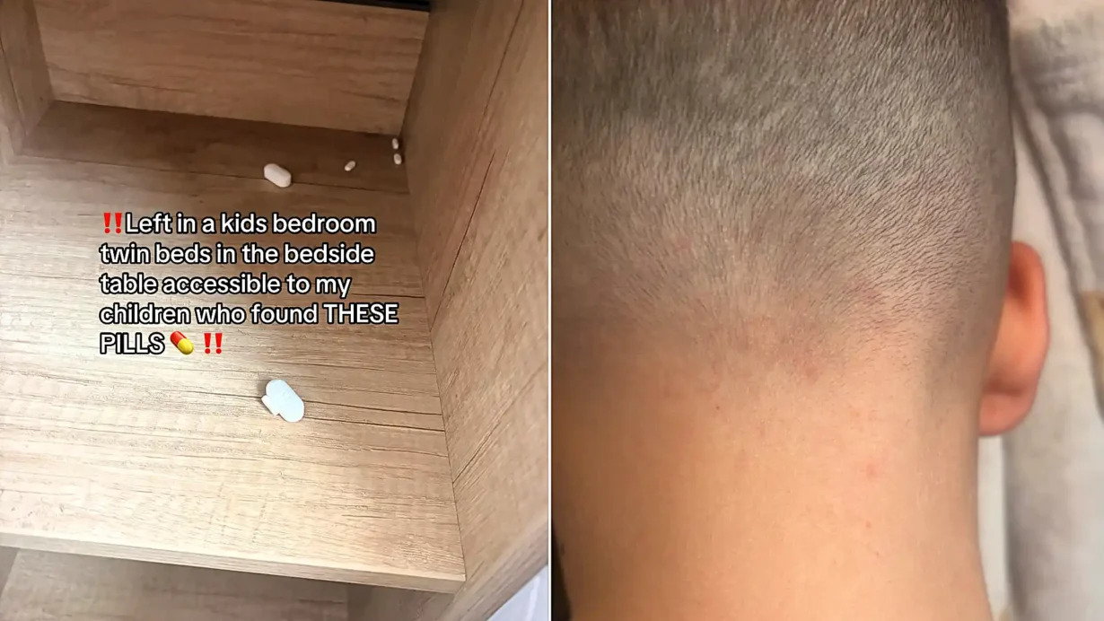 A mum says her children, six and seven, found loose prescription pills in a Haven caravan bedroom at Littlesea