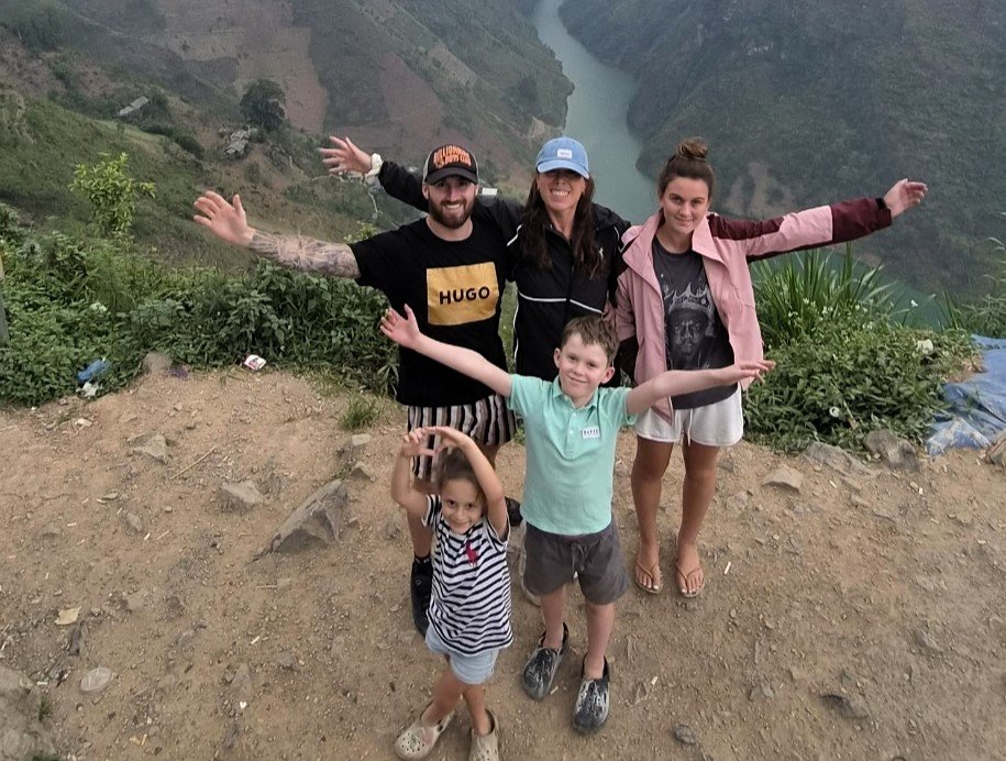 British parents Charlie and Jade quit work, pulled their three kids from school and spent 11 months in five-star hotels across Asia