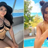 OnlyFans model Jasmine Teaa posing for a photo