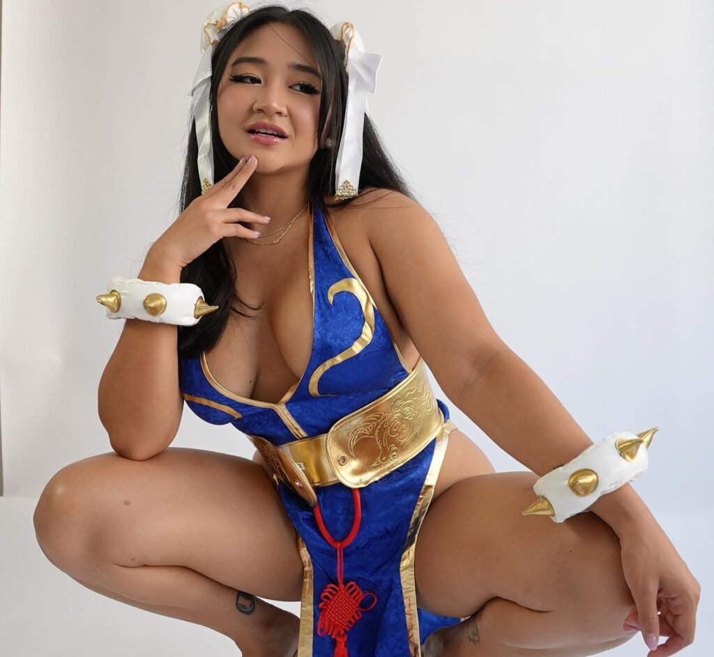 OnlyFans model Jasmine Teaa posing for a photo