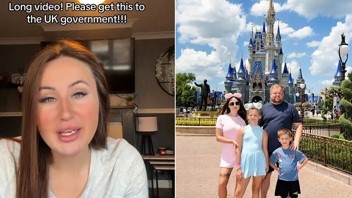 An NHS worker and her plasterer husband were fined £640 for taking their kids to Disney World