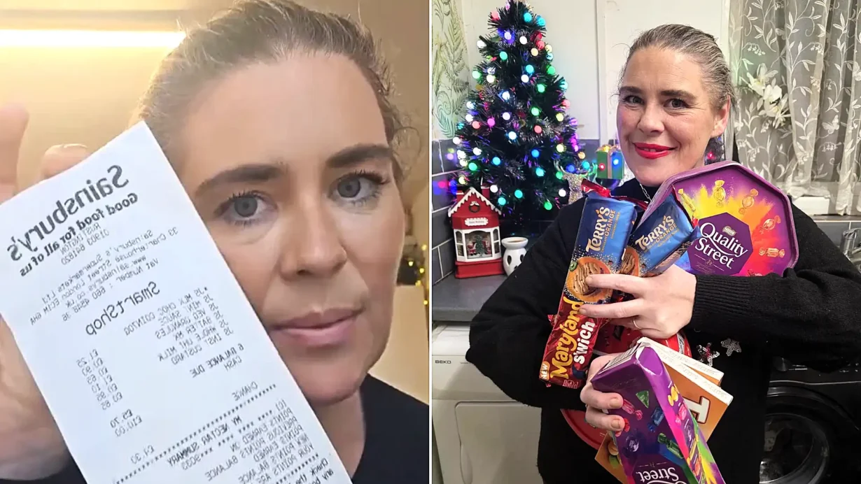 Mum-of-three Kate Deacon puts £5 a week into envelopes for Christmas