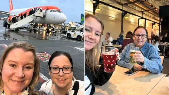 Mel Evans and Joanne Howard left Birmingham at dawn, spent seven hours in Beauvais and were back in bed by 12.30am