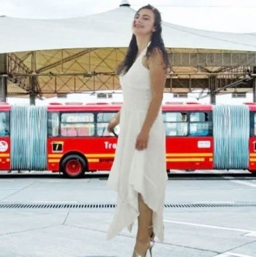 Yeline married Bogotá's Route 60 bus, took a cleaning job to stay near it and has a tattoo to prove it