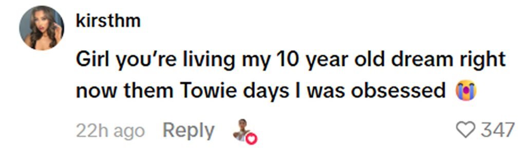 Social media comment on the post
