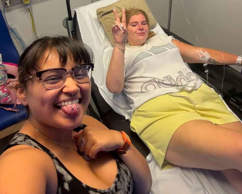 Christy Collins thought a lump on her bikini line was an ingrown hair