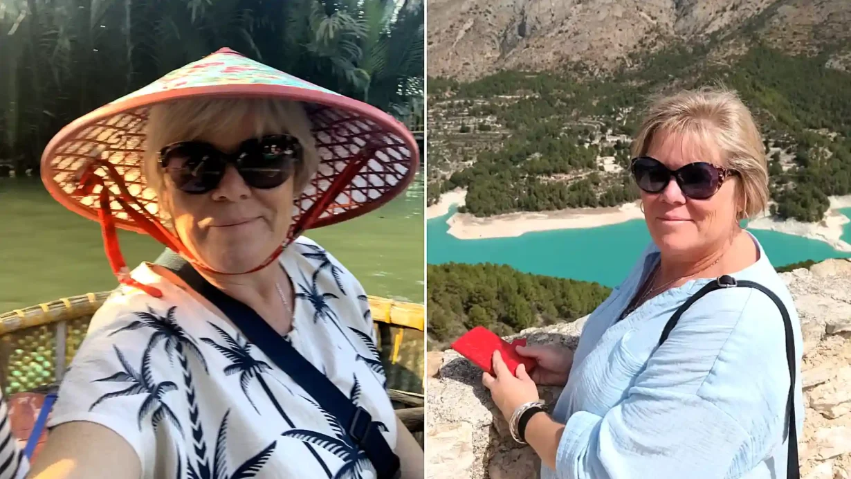 Bridget Rice sold her £420,000 home and quit her job just before 60
