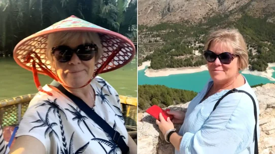 Bridget Rice sold her £420,000 home and quit her job just before 60
